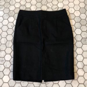 Jcrew Black “the pencil skirt” with pockets